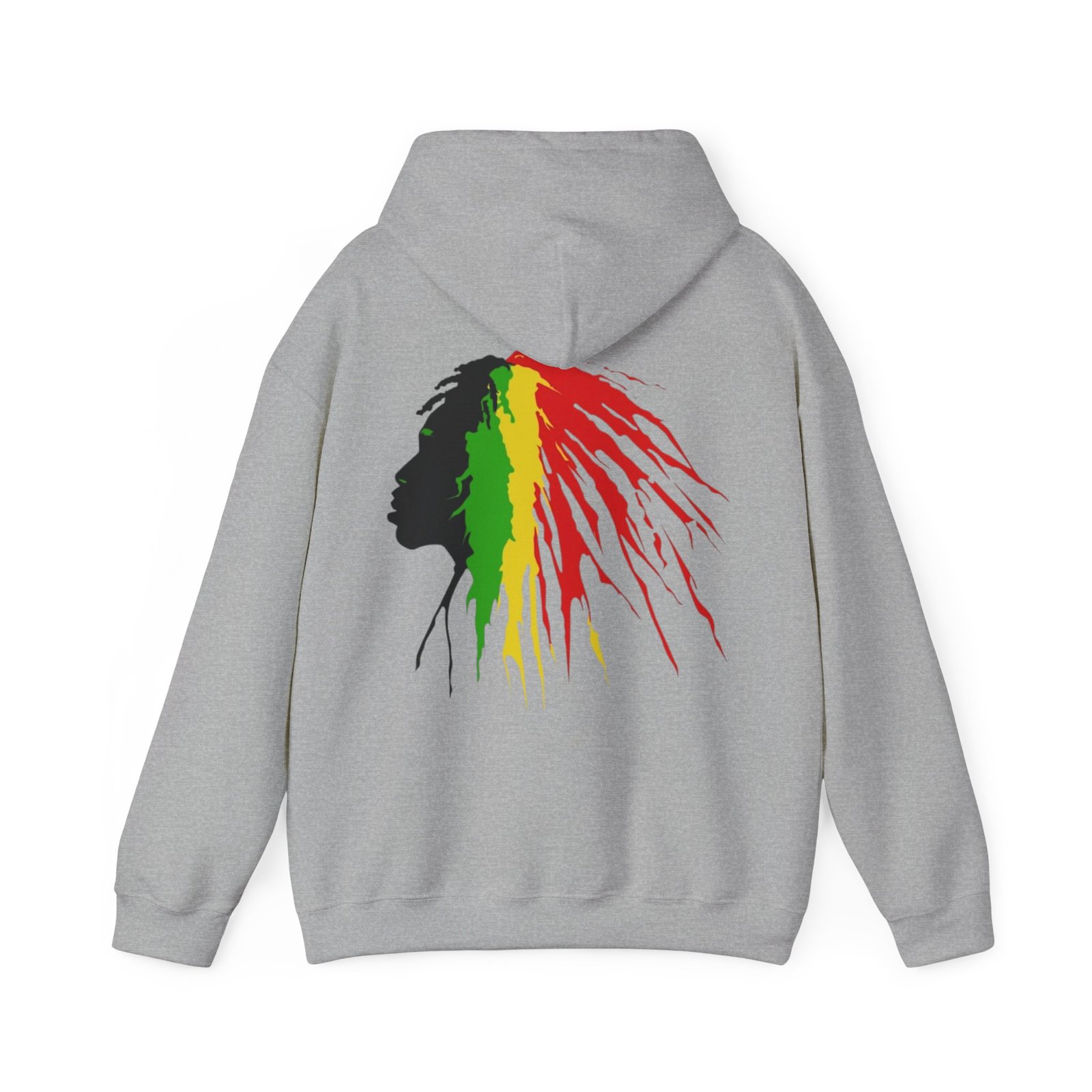 Quote Rasta Reggae Jamaica Hoodie Unisex Heavy Blend™ Hooded Sweatshirt 08 - Image 18