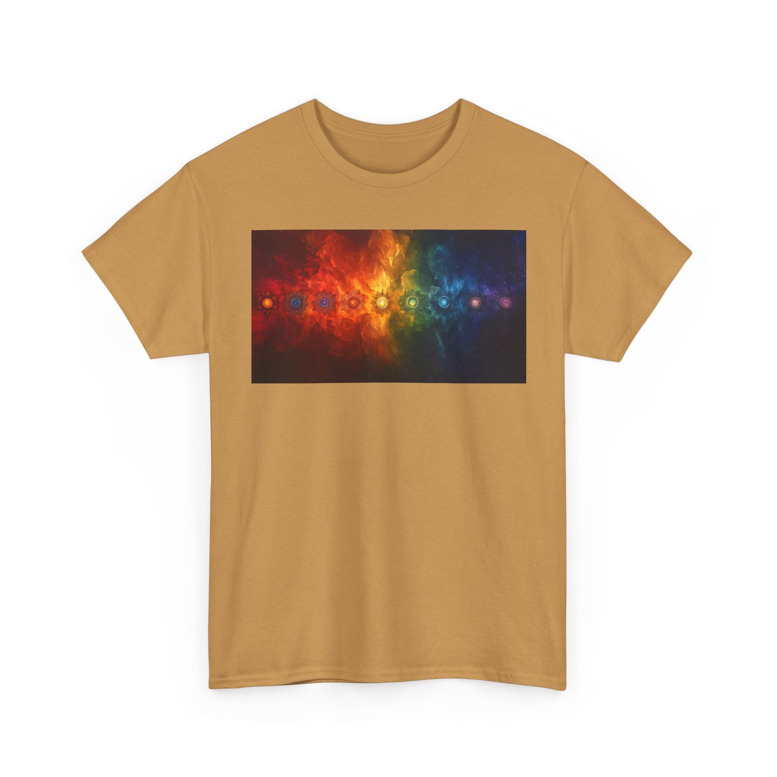 Chakras Yoga Unisex Heavy Cotton Tee - Image 27