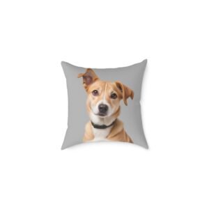 Jack Russell Square Poly Canvas Pillow