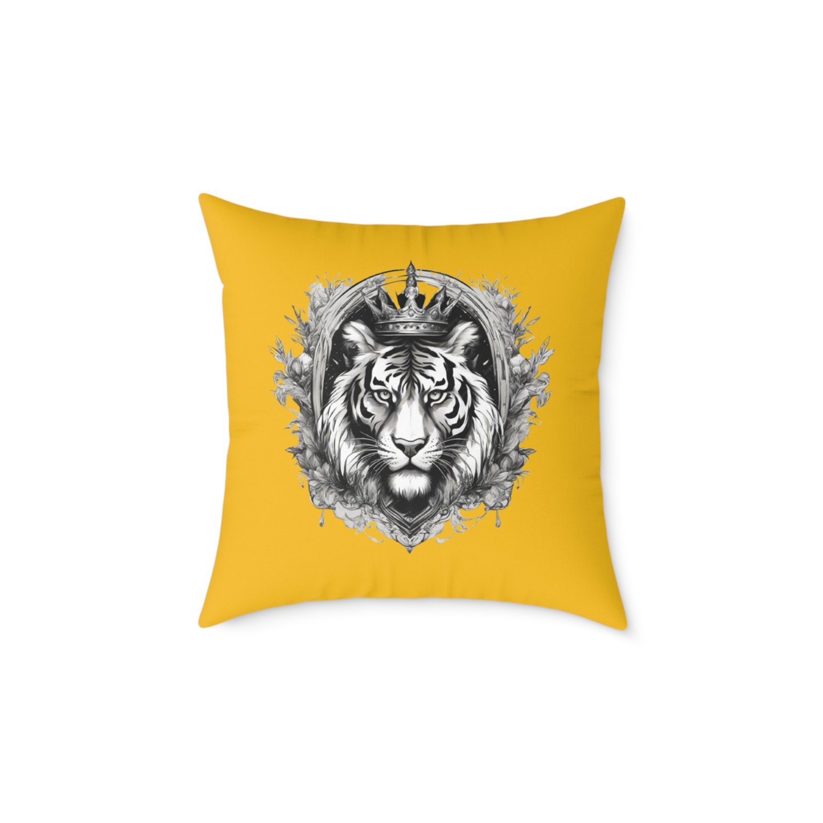 Tiger Square Poly Canvas Pillow - Image 9