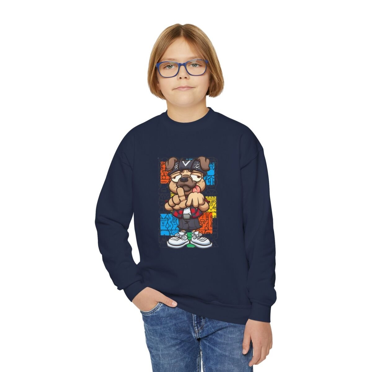Another Level Brand Youth Crewneck Sweatshirt - Image 23