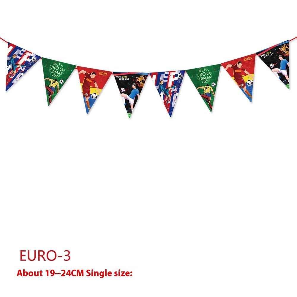 2024 European Cup Football Hanging Flag Club Football Party Decoration String Flags - Image 8