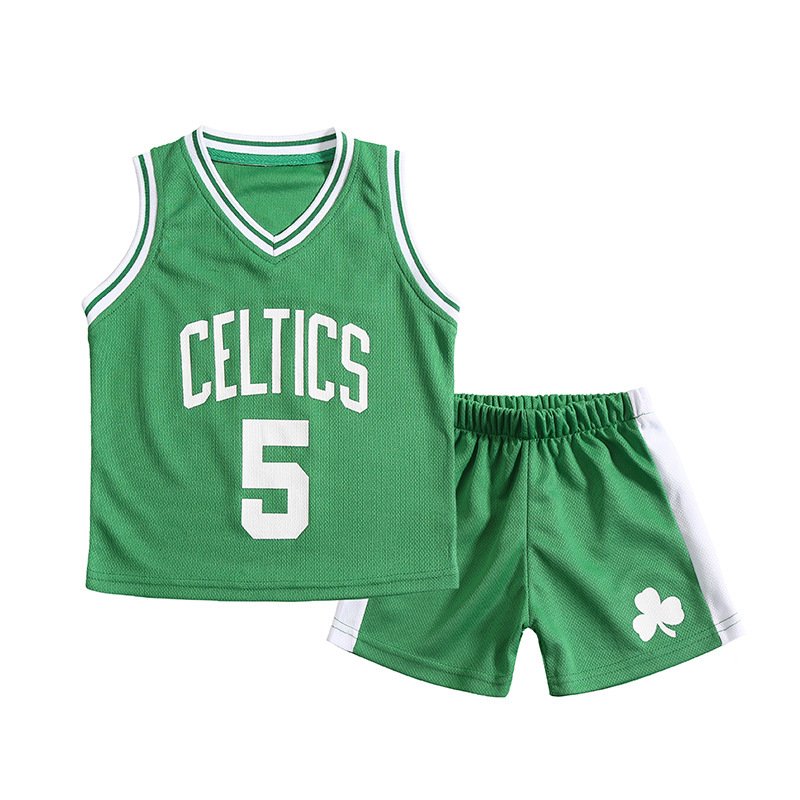 New Toddler And Baby Basketball Football Volleyball Badminton Costume 61 Performance Costume - Image 3