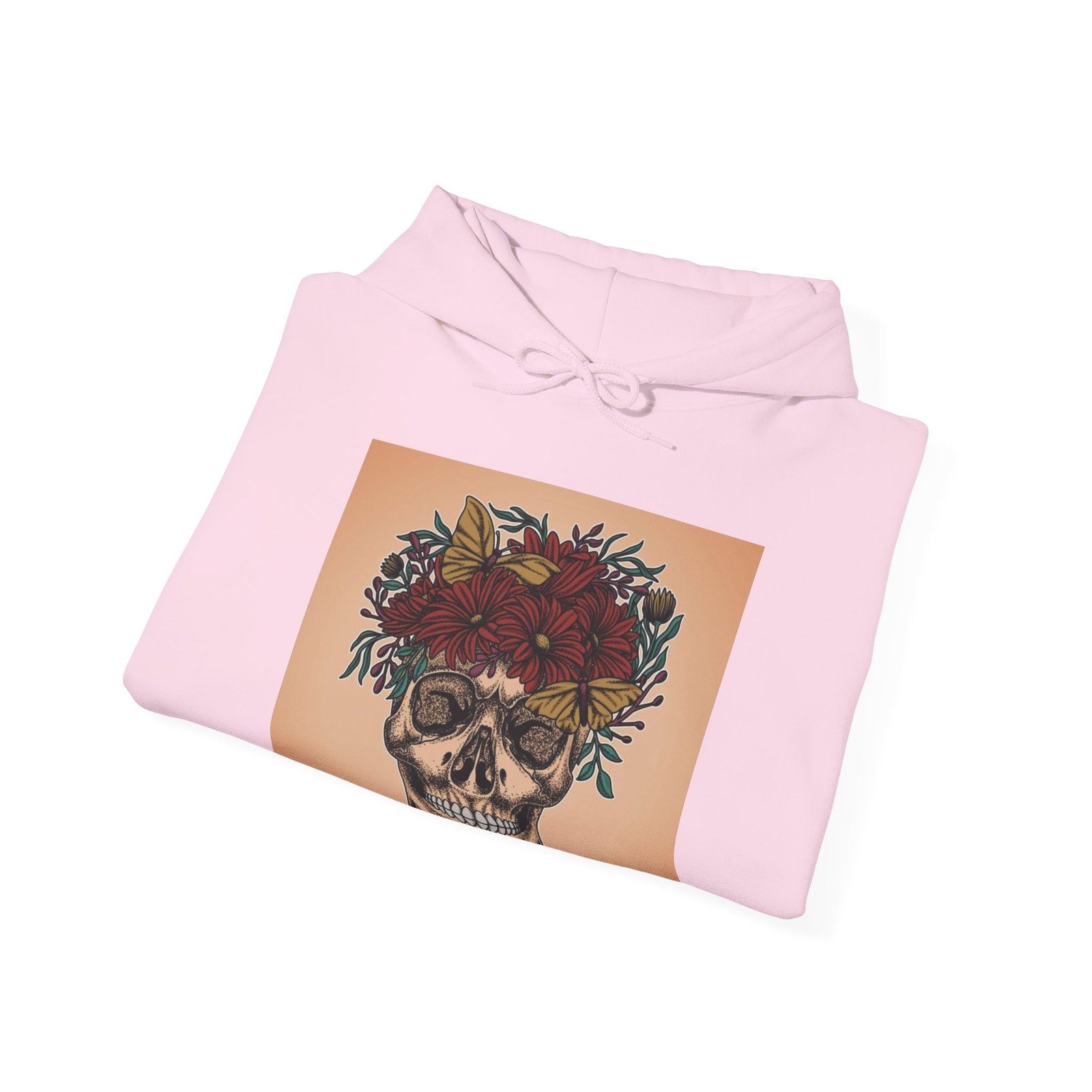 Skull Roses Tattoo Flowers Hoodie, Gothic Sweatshirt, Edgy Pullover, Dark Floral - Image 60