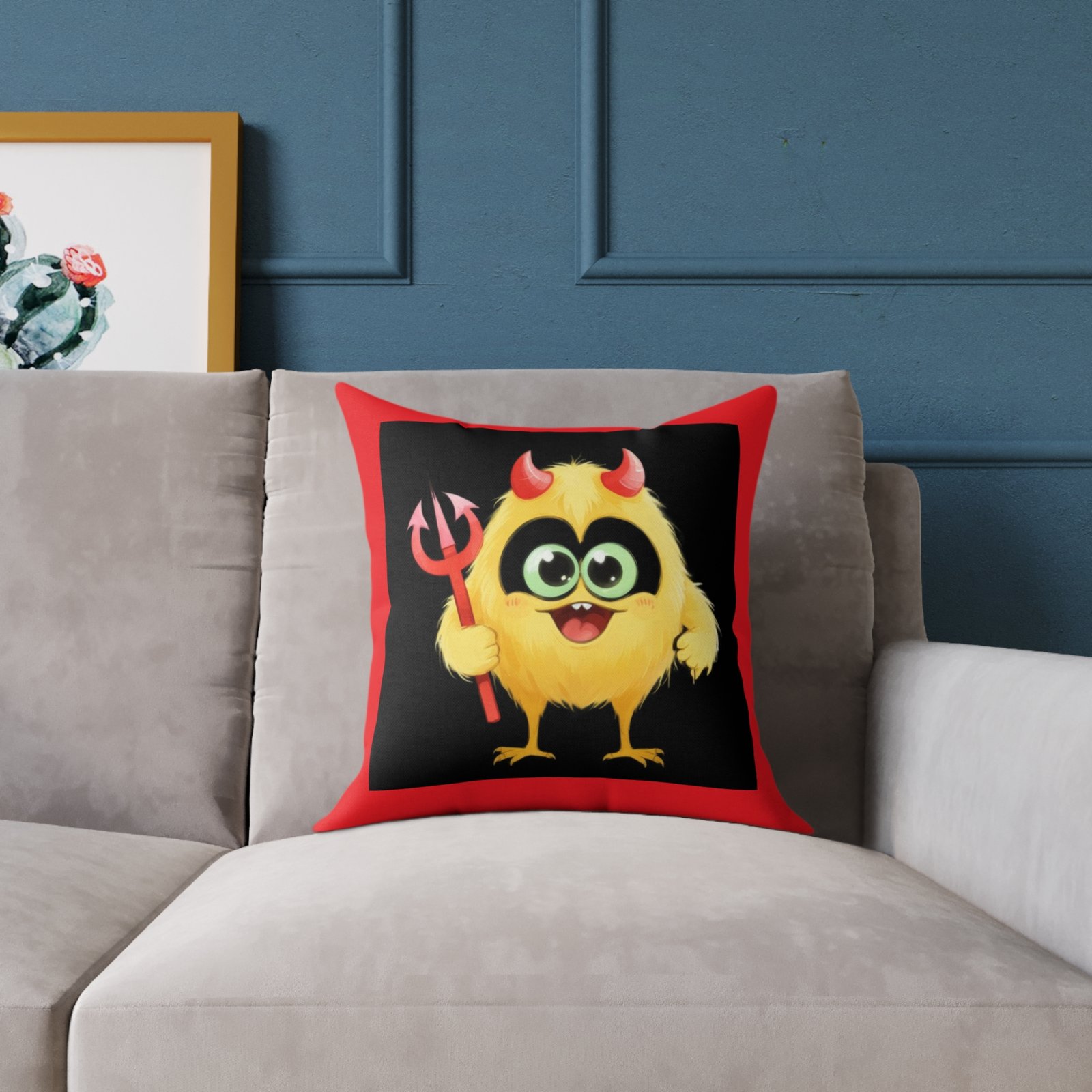 Cheeky Devil Poly Canvas Pillow - Image 3