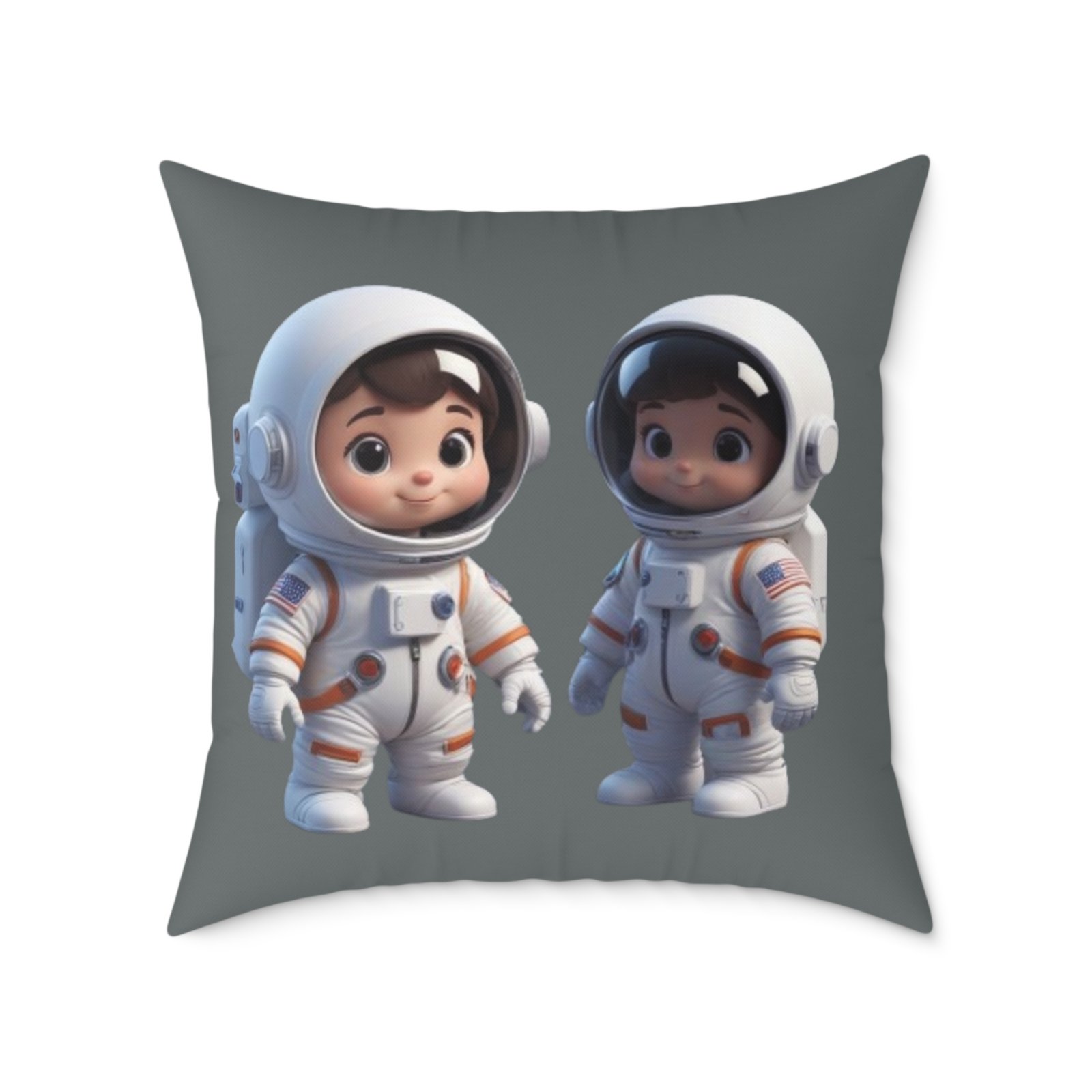 Astronauts Square Poly Canvas Pillow 08 - Image 17