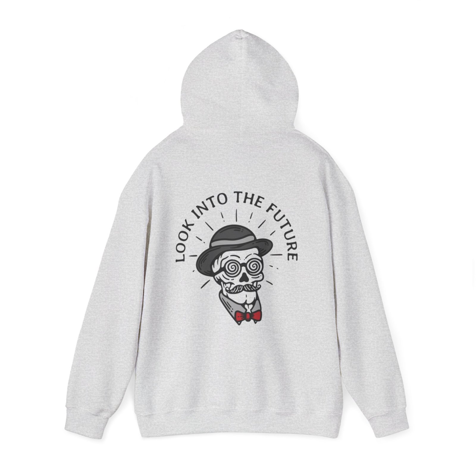 Gangster Skull Tattoo Hooded Sweatshirt. Unisex Heavy Blend™ Hooded Sweatshirt - Image 7