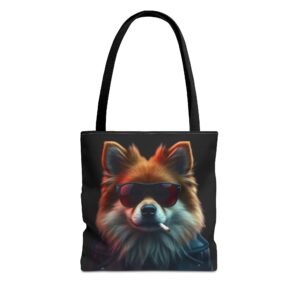 Pomeranian Stylish Dog Tote Bag, Trendy Pet Lover Gift, Funky Beach Bag, Cute Tote for Dog Owners, Fun Shopping Bag