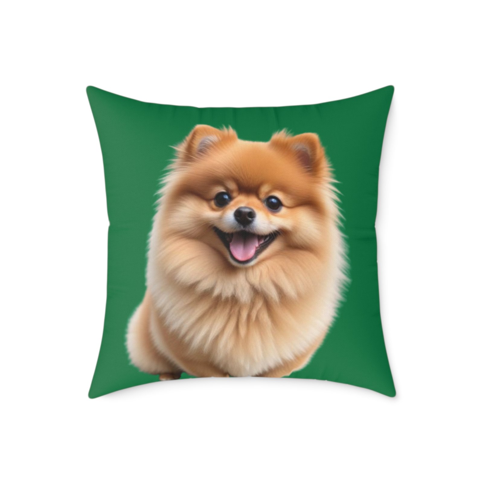 Pomeranian Dog Square Poly Canvas Pillow - Image 13
