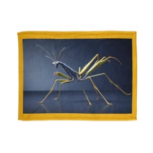 Preying Mantis Soft Polyester Blanket