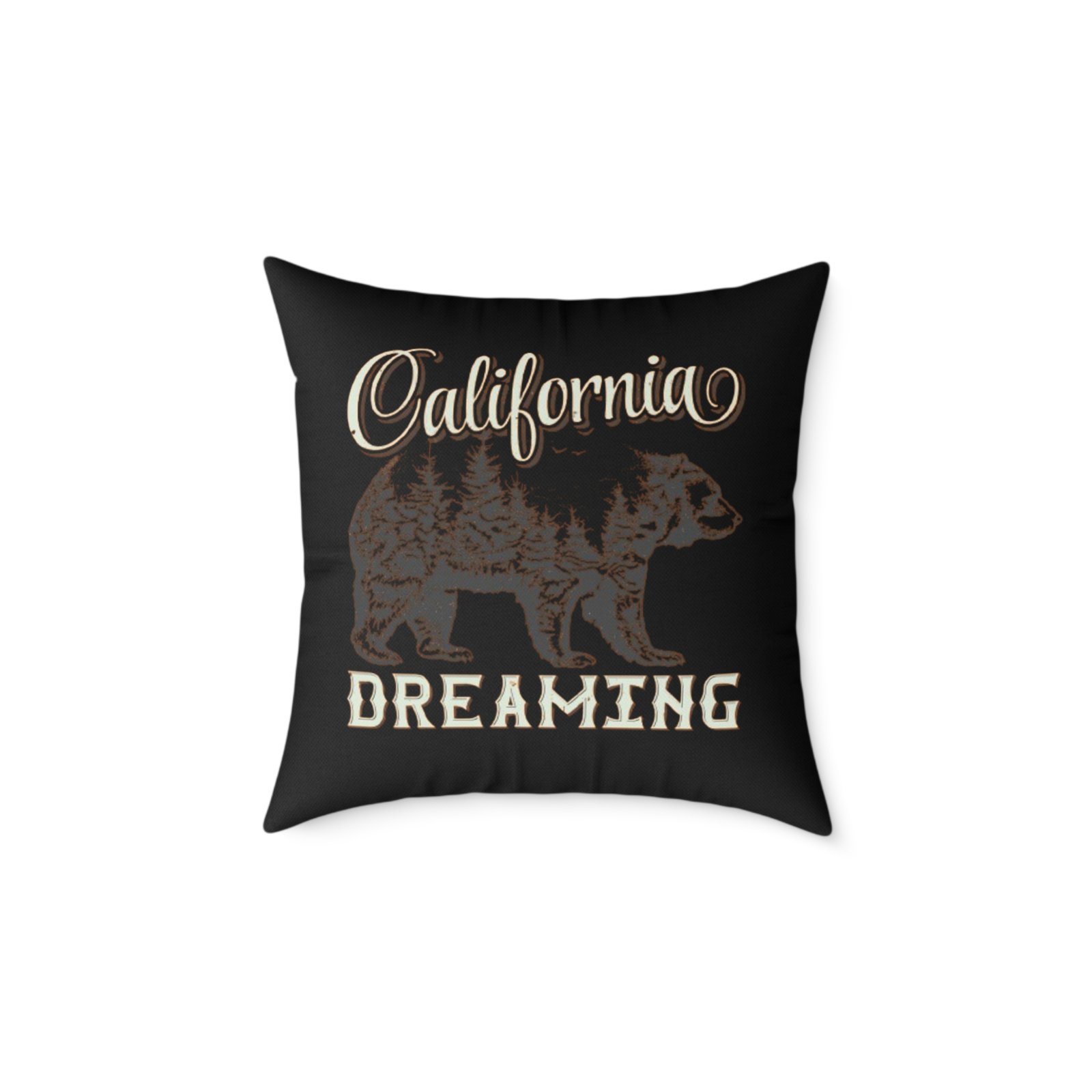California Dreaming Square Poly Canvas Pillow - Image 9