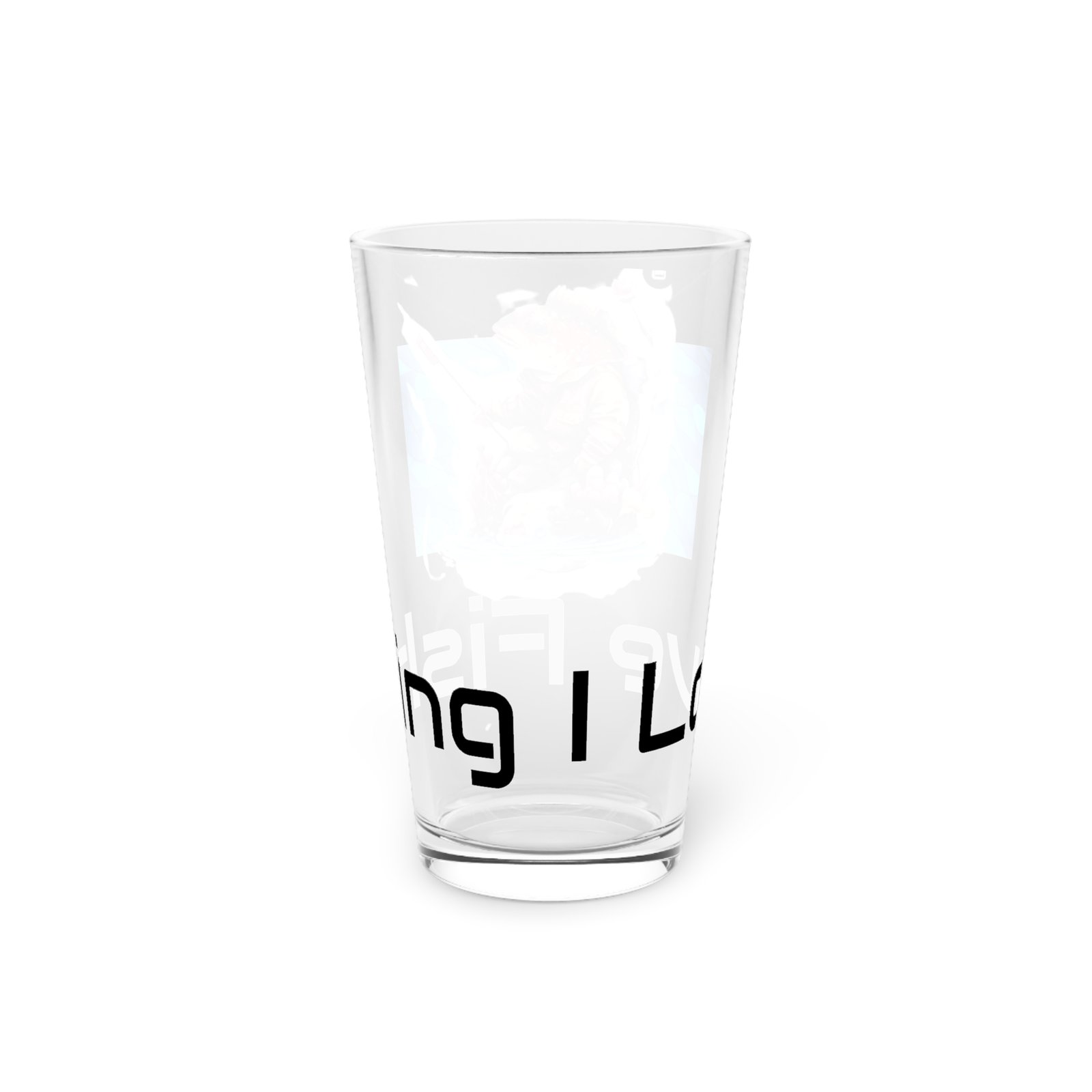 Fish Fishing Water Sports Glass Pint Glass, Unique Beer Glass, Funny Gift for Fisherman, Independence Day Drinkware, Perfect for Summer BBQs - Image 4