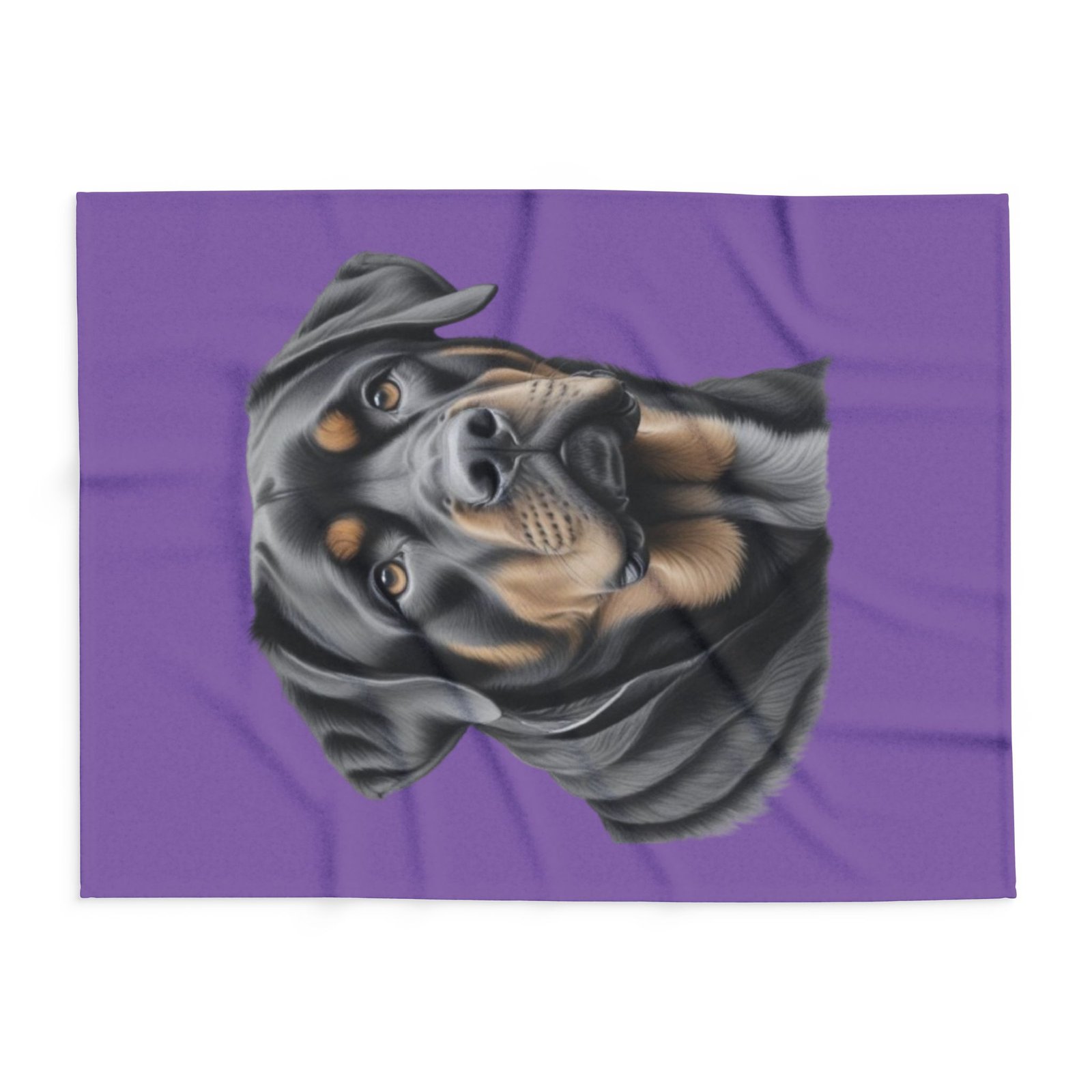 08 Rottweiller Puppy Arctic Fleece Blanket - Image 10