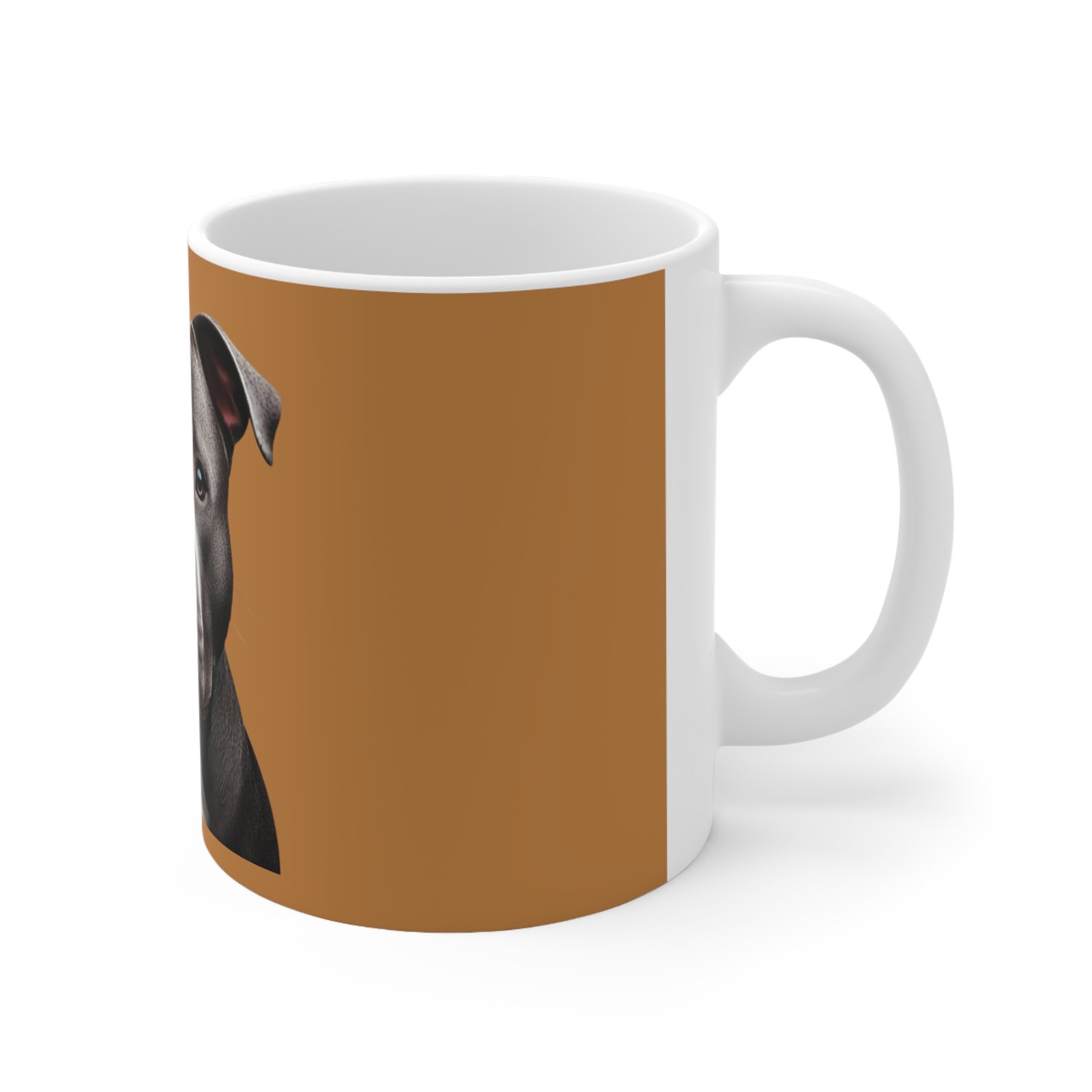 Bull Terrier Ceramic Coffee Cups, 11oz, 15oz - Image 3