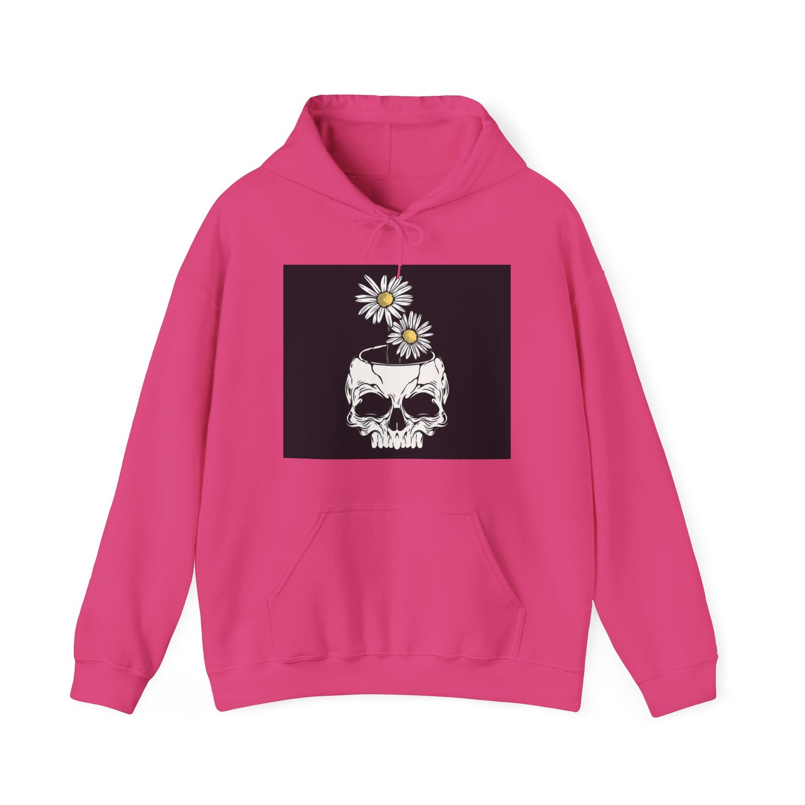 Skull Roses Tattoo Flowers Hoodie, Gothic Sweatshirt, Edgy Pullover, Dark Floral - Image 61