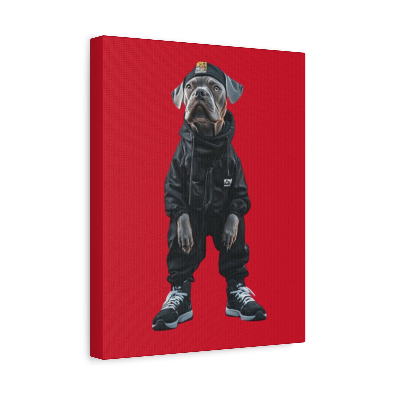 Gangster Dog Art Canvas Print - Modern Home Decor - Image 2