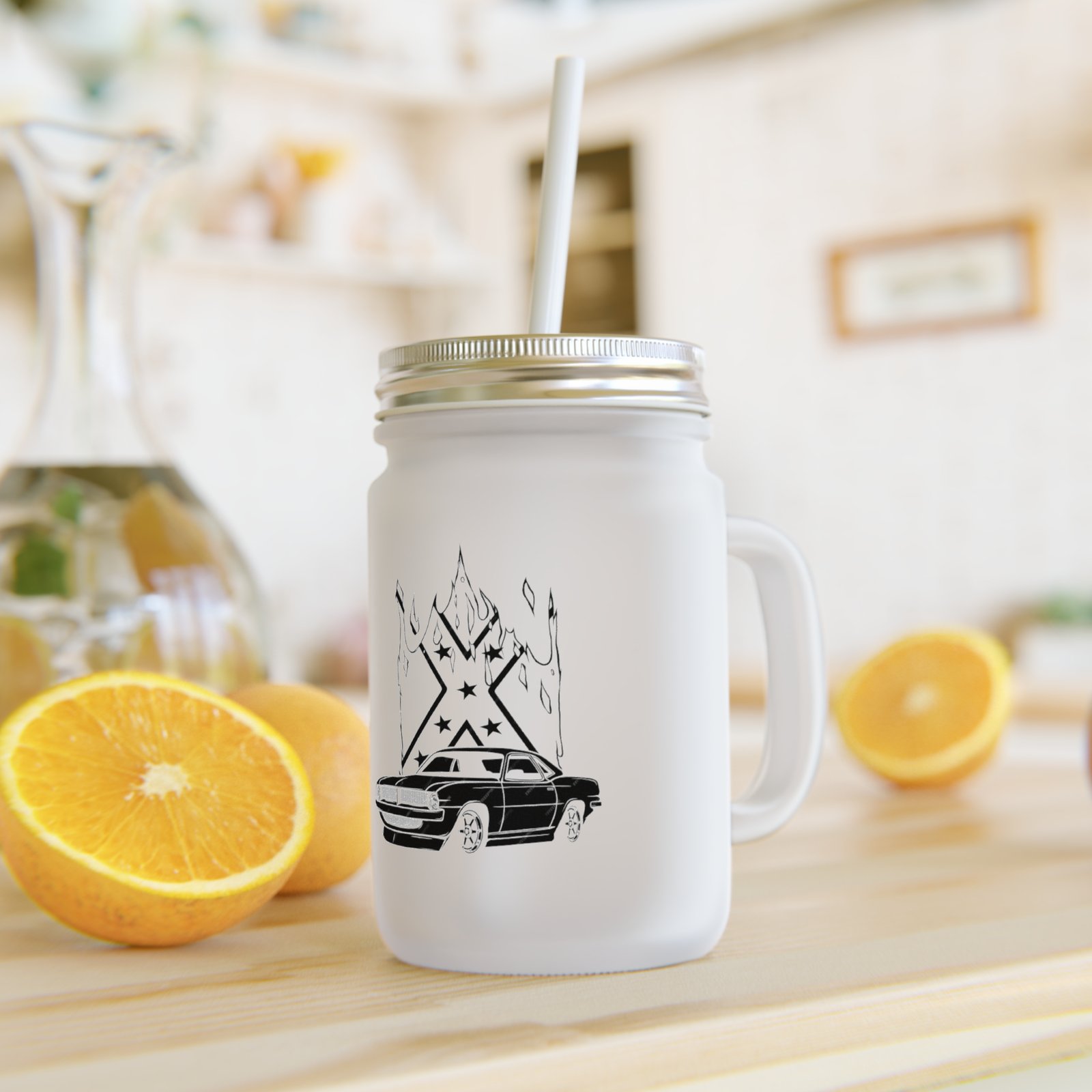 Classic Cars Mason Jar - Image 4