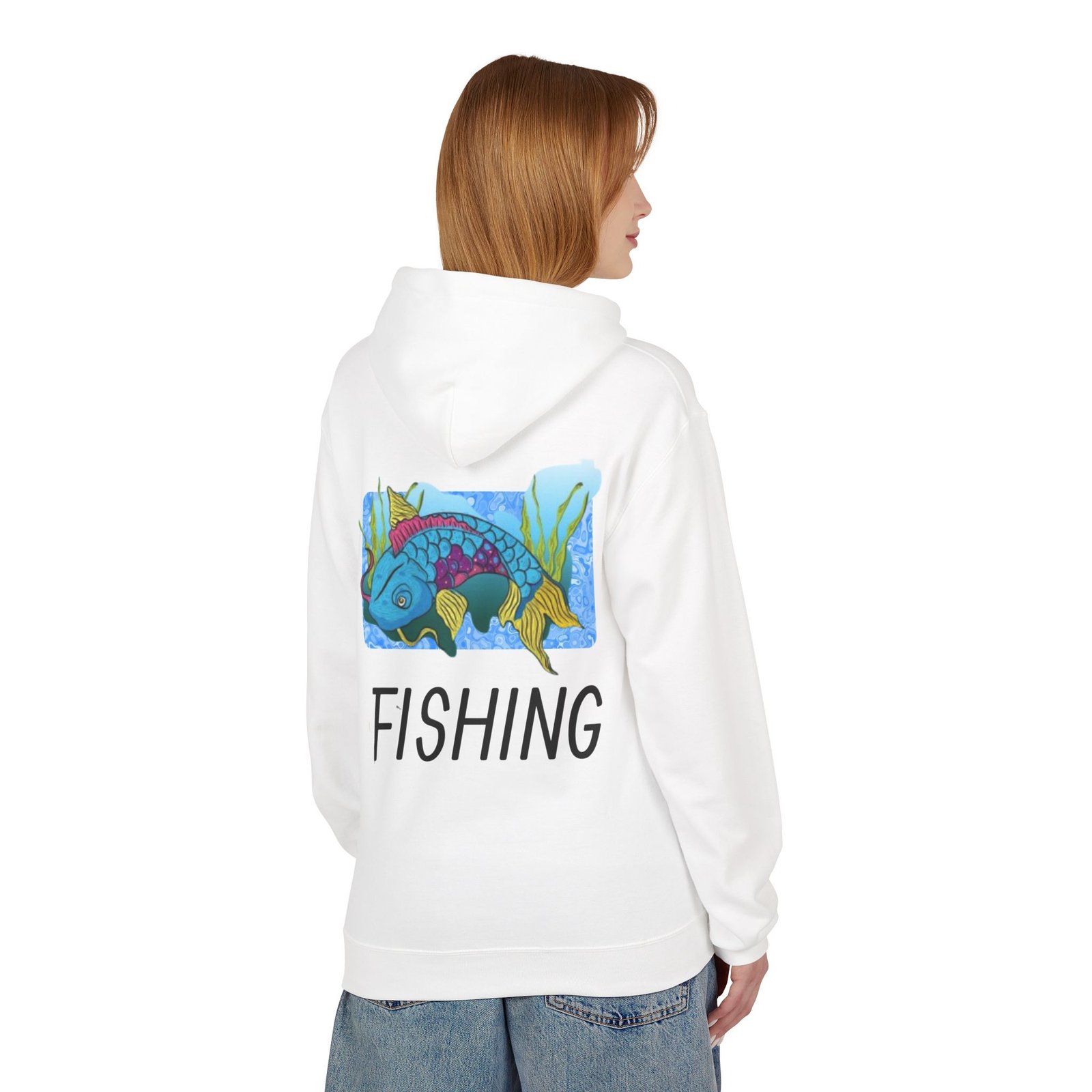 Fishing Adventure Water Sport Fleece Hoodie | Perfect Gift for Anglers, Outdoor Enthusiasts, Fishing Trips, Birthdays, and Summer - Image 4