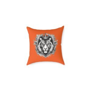 Tiger Square Poly Canvas Pillow