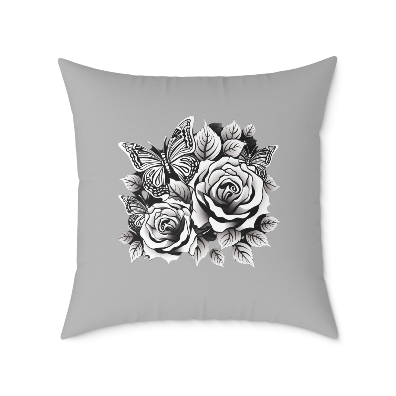 Butterfly Square Poly Canvas Pillow - Image 17