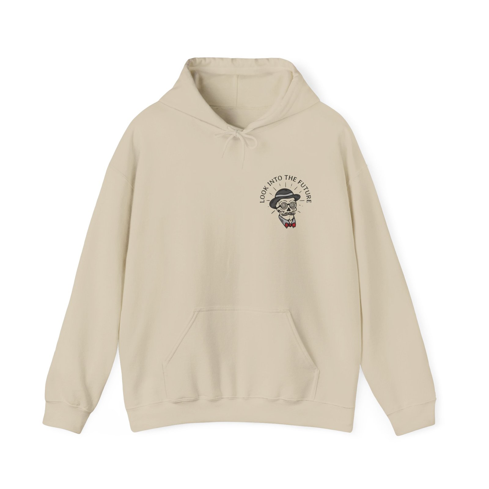 Gangster Skull Tattoo Hooded Sweatshirt. Unisex Heavy Blend™ Hooded Sweatshirt - Image 13