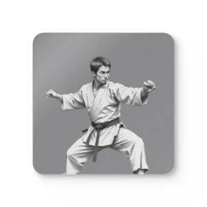 Martial Arts Corkwood Coaster Set