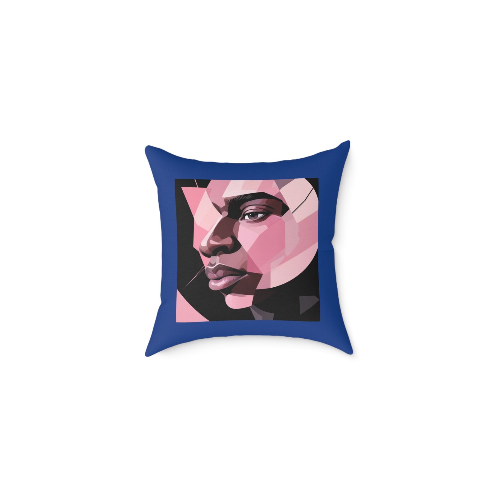 Abstract Square Poly Canvas Pillow