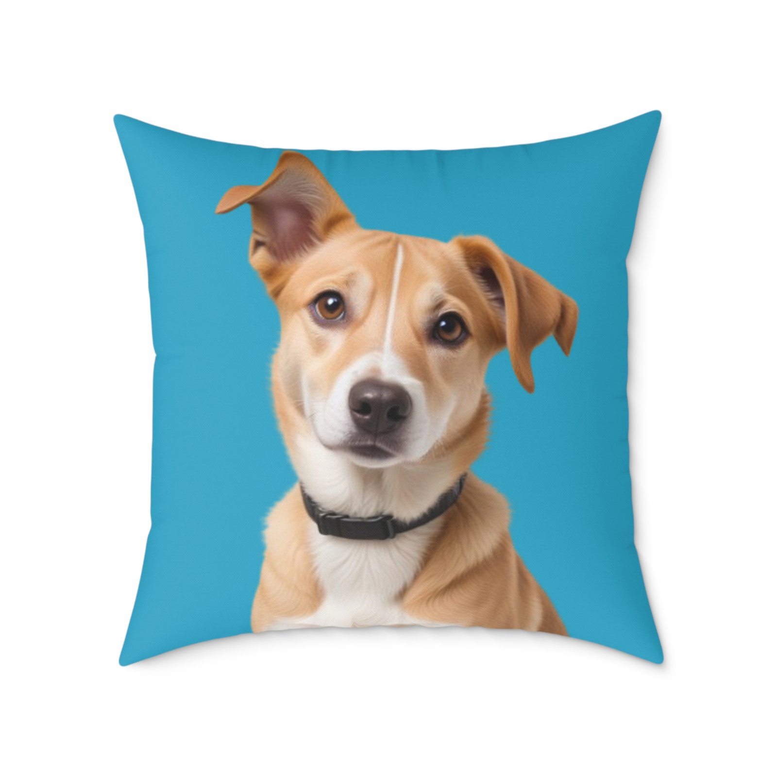 Jack Russell Square Poly Canvas Pillow - Image 17
