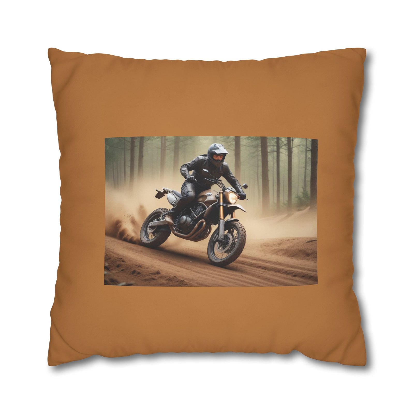 Scrambling Bikes Square Poly Canvas Pillowcase - Image 17