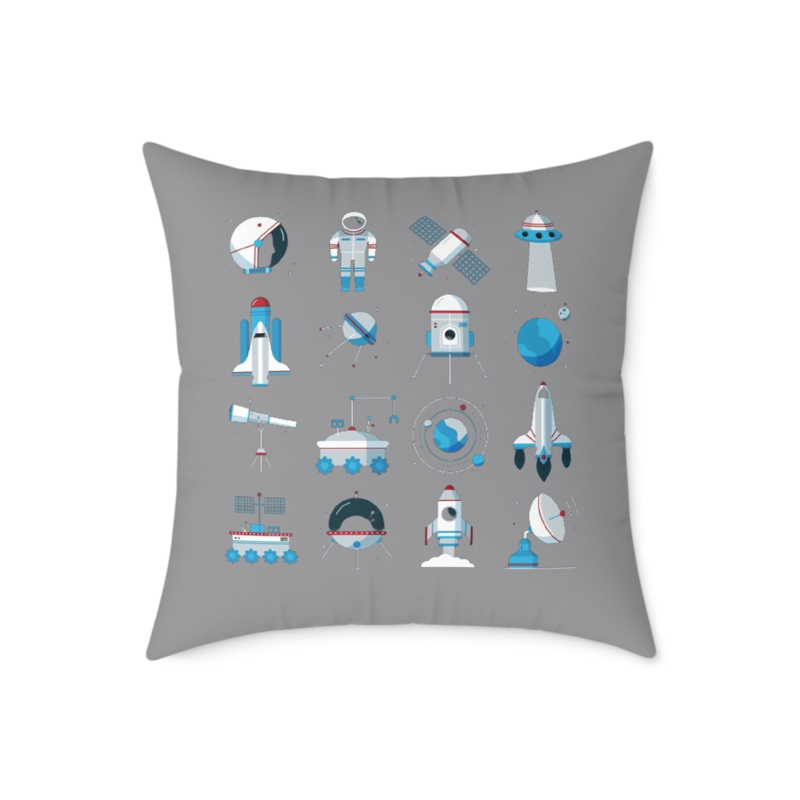 Outer Space Square Poly Canvas Pillow - Image 13
