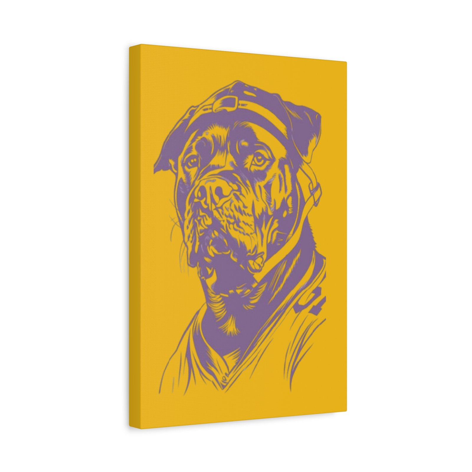 Rottweiler Rotty Dog Art Canvas Print - Modern Home Decor - Image 10