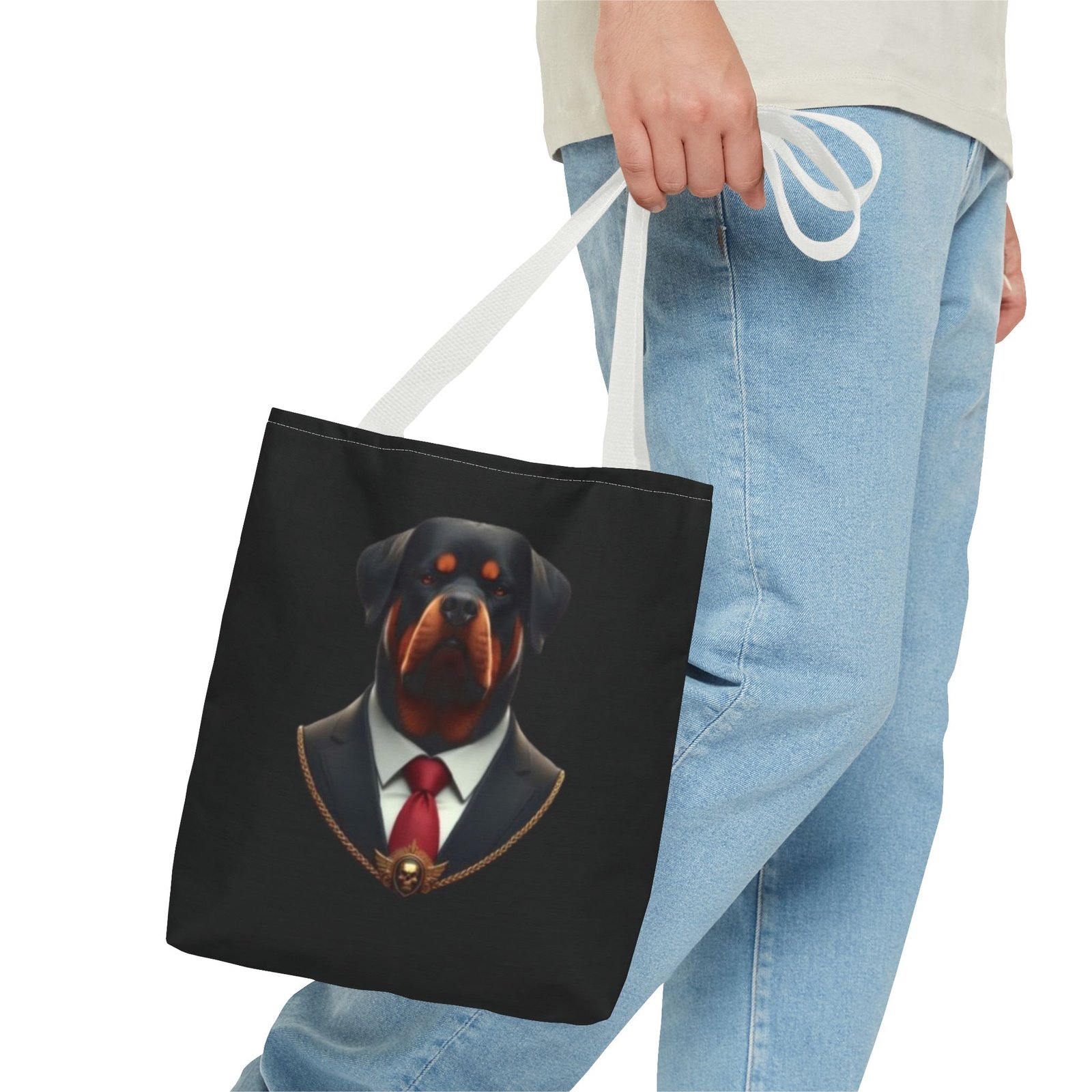 Rottweiler Dog Tote Bag - Stylish Dog Lover's Accessory - Image 11