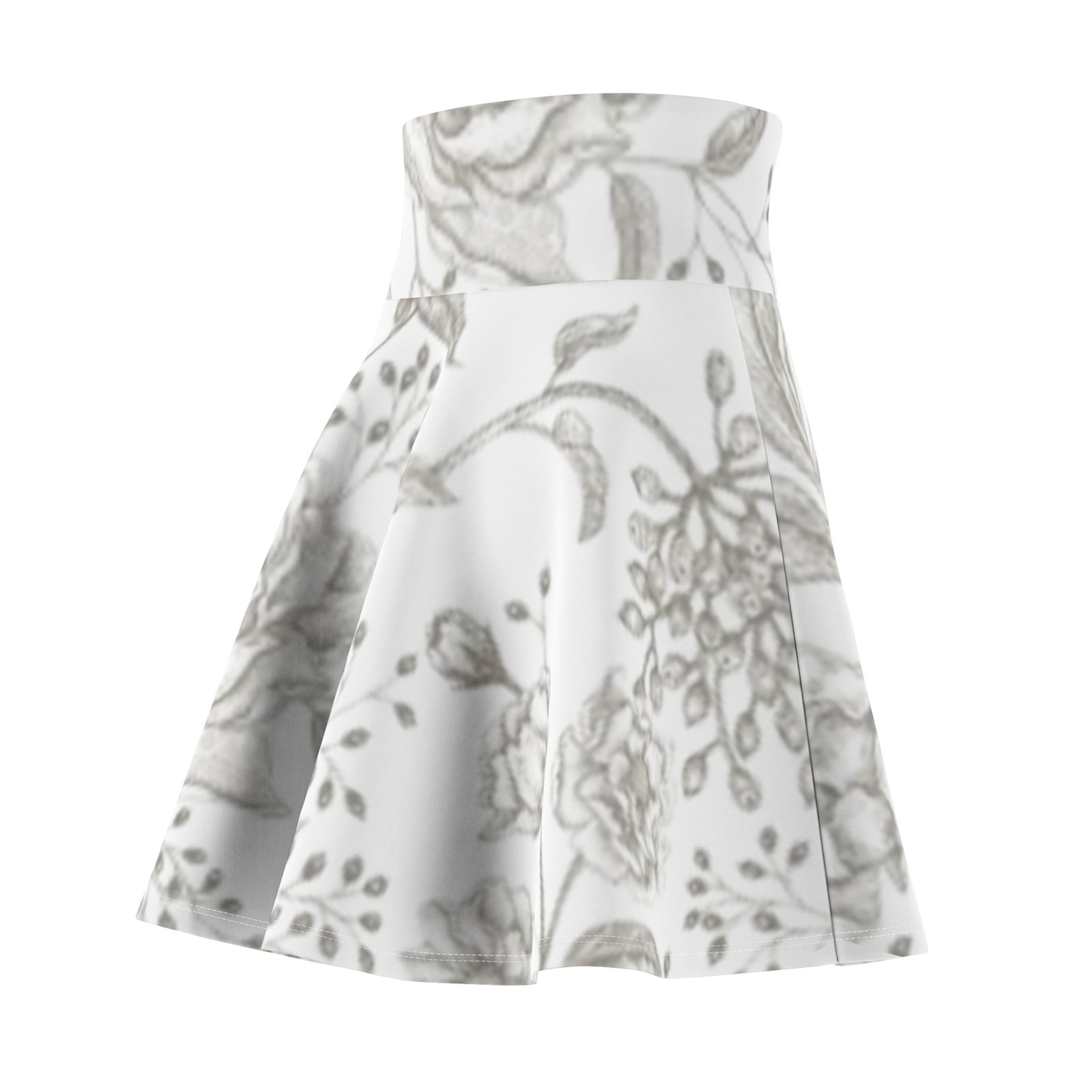 Floral Print Women's Skater Skirt - Boho Chic Style for Spring & Summer - Image 4