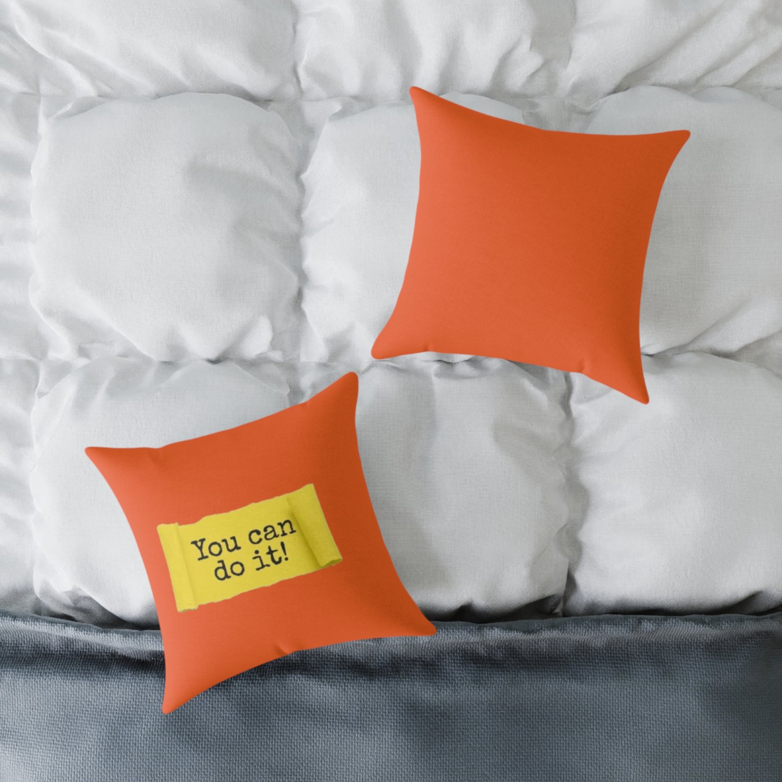Positivity Self Help Square Poly Canvas Pillow - Image 4