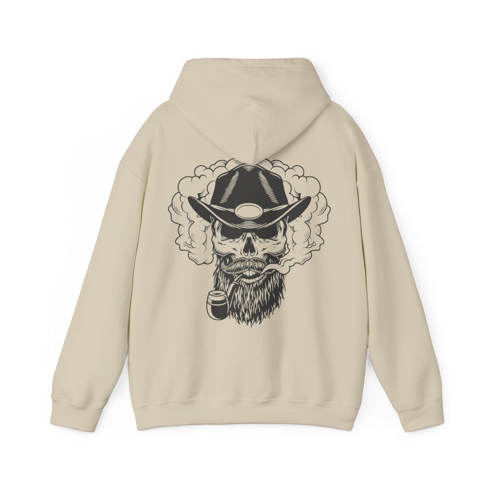 Gangster Skull Tattoo Hooded Sweatshirt. Unisex Heavy Blend™ Hooded Sweatshirt - Image 14