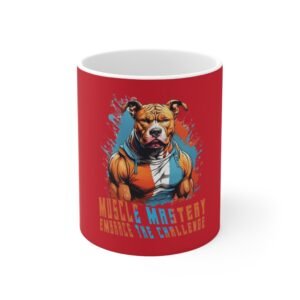 Bull Terrier Ceramic Coffee Cups, 11oz, 15oz