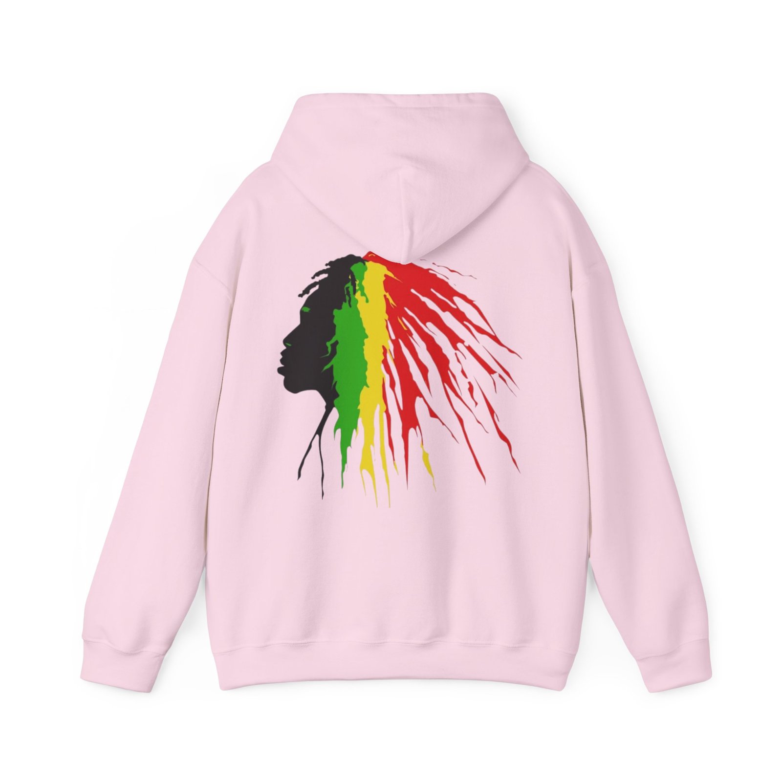 Quote Rasta Reggae Jamaica Hoodie Unisex Heavy Blend™ Hooded Sweatshirt 08 - Image 62