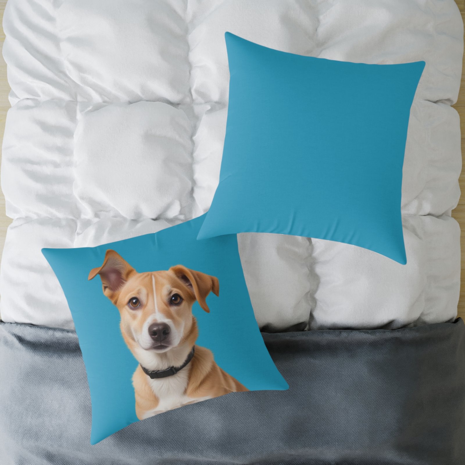Jack Russell Square Poly Canvas Pillow - Image 20