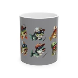 Fishing Fish Water Sports Ceramic Mug - Perfect for Coffee Lovers, Floral Art, Home Decor, Gift Ideas, 11oz, 15oz