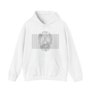 Skull Roses Tattoo Flowers Hoodie, Gothic Sweatshirt, Edgy Pullover, Dark Floral