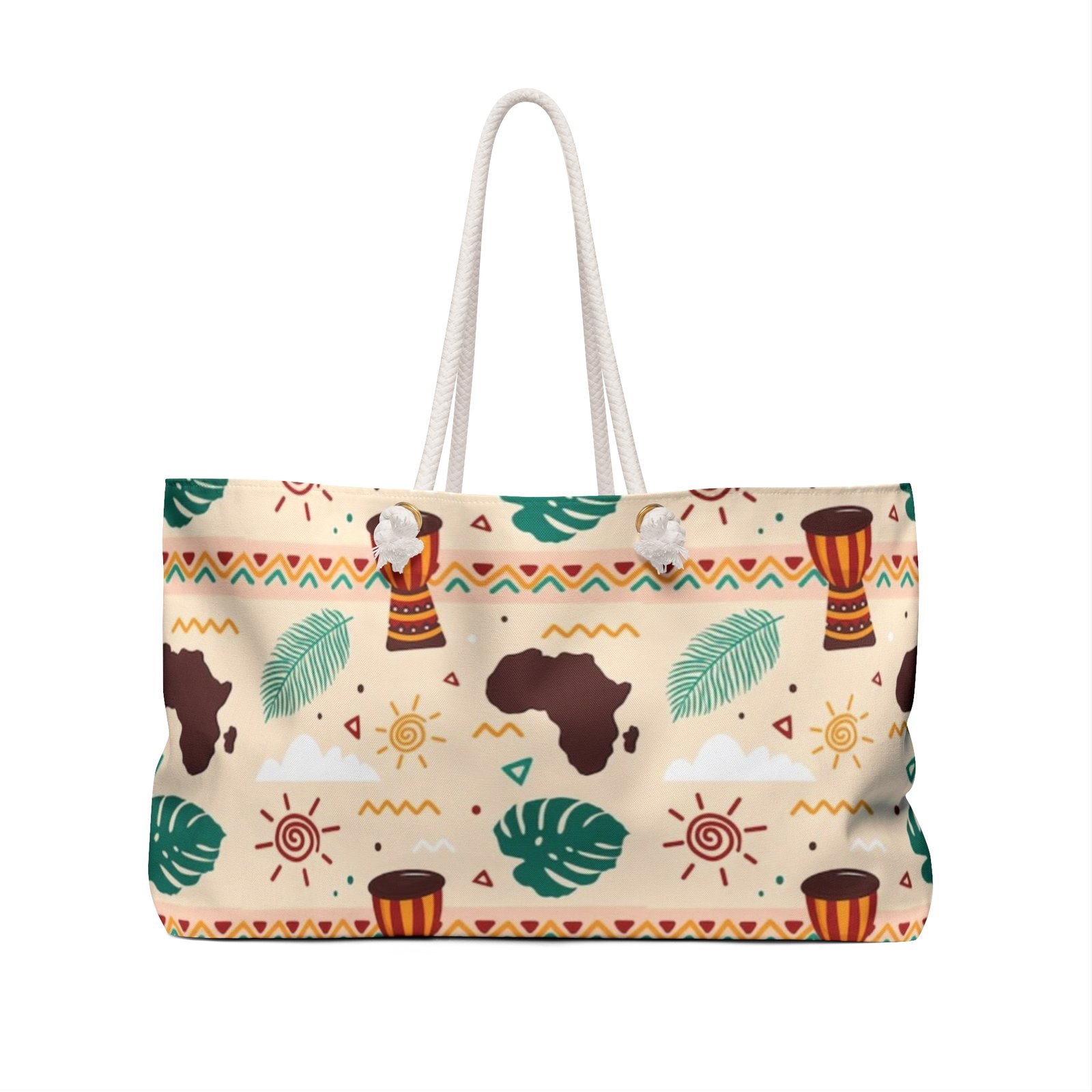 Africa Pattern Stylish Women Weekender Bag - Image 2
