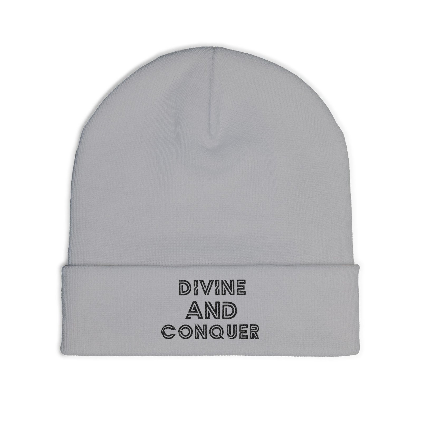 Good Vibes Quotes Knit Beanie (Embroidery) - Image 3