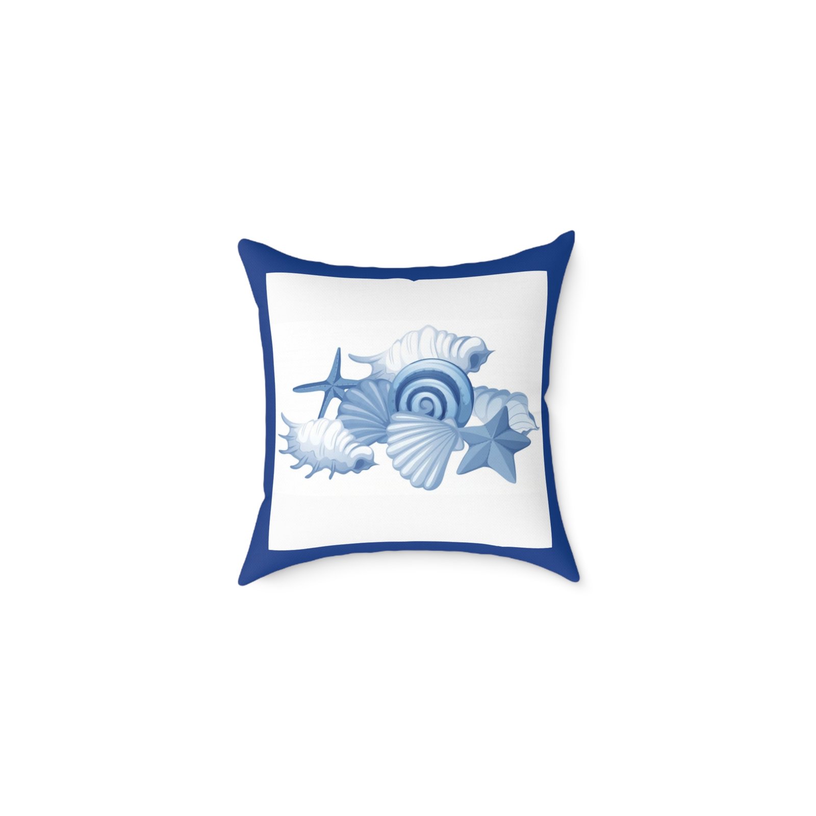 Sea shells Seaside Beach Square Poly Canvas Pillow 08