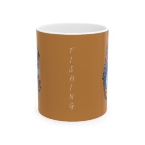 Fishing Fish Water Sports Ceramic Mug - Perfect for Coffee Lovers, Floral Art, Home Decor, Gift Ideas, 11oz, 15oz