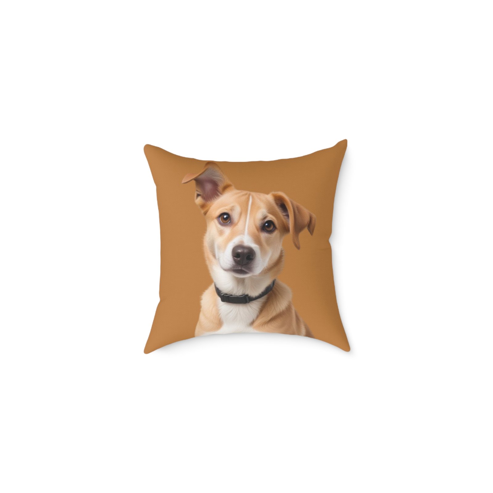 Jack Russell Square Poly Canvas Pillow