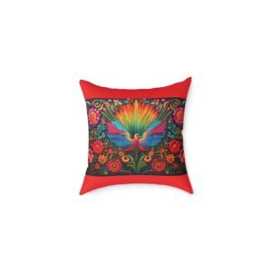 Mexico Square Poly Canvas Pillow