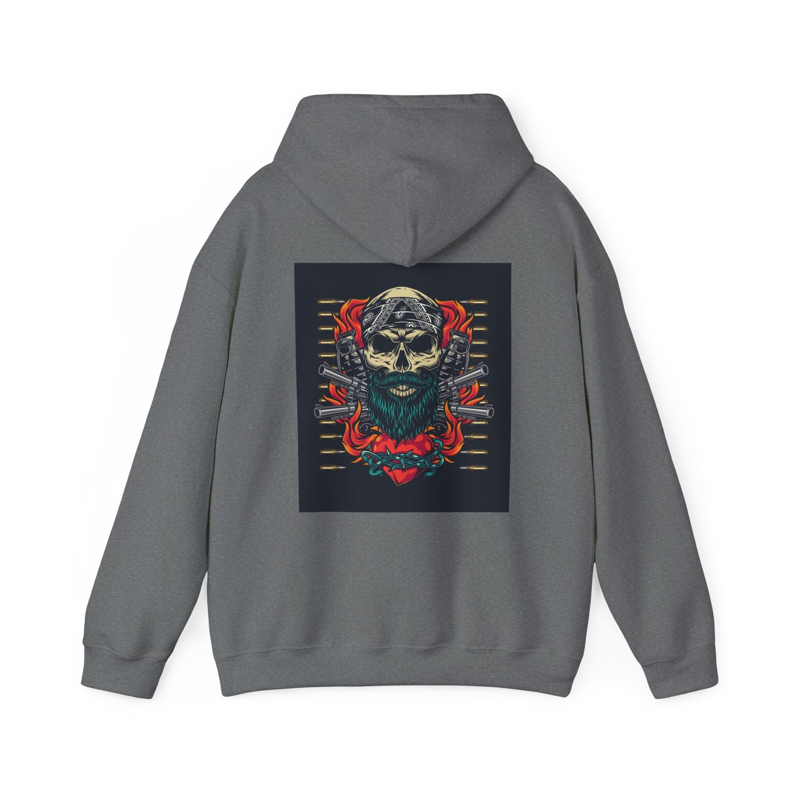 Skull Tattoo Unisex Heavy Blend™ Hooded Sweatshirt - Image 30