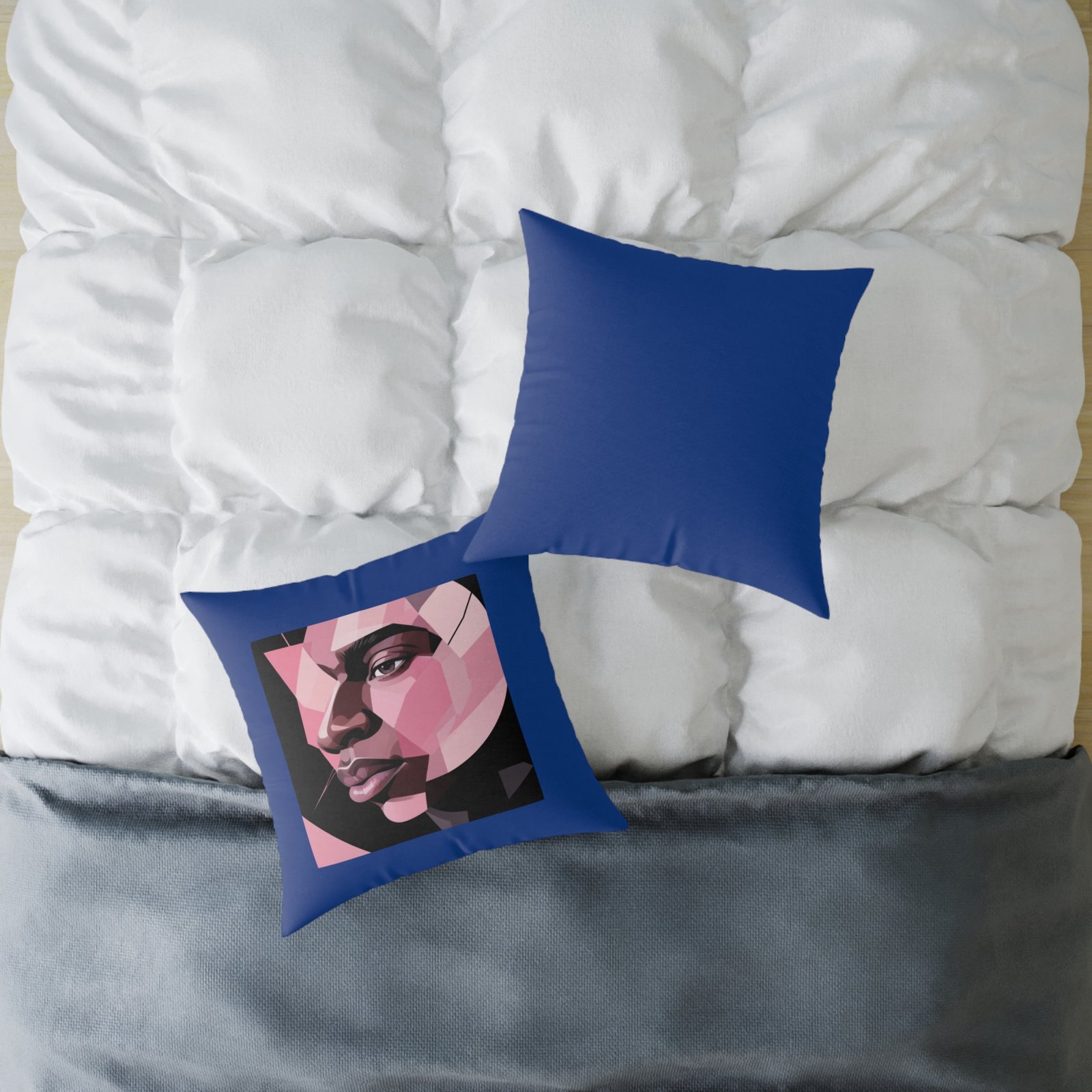 Abstract Square Poly Canvas Pillow - Image 12