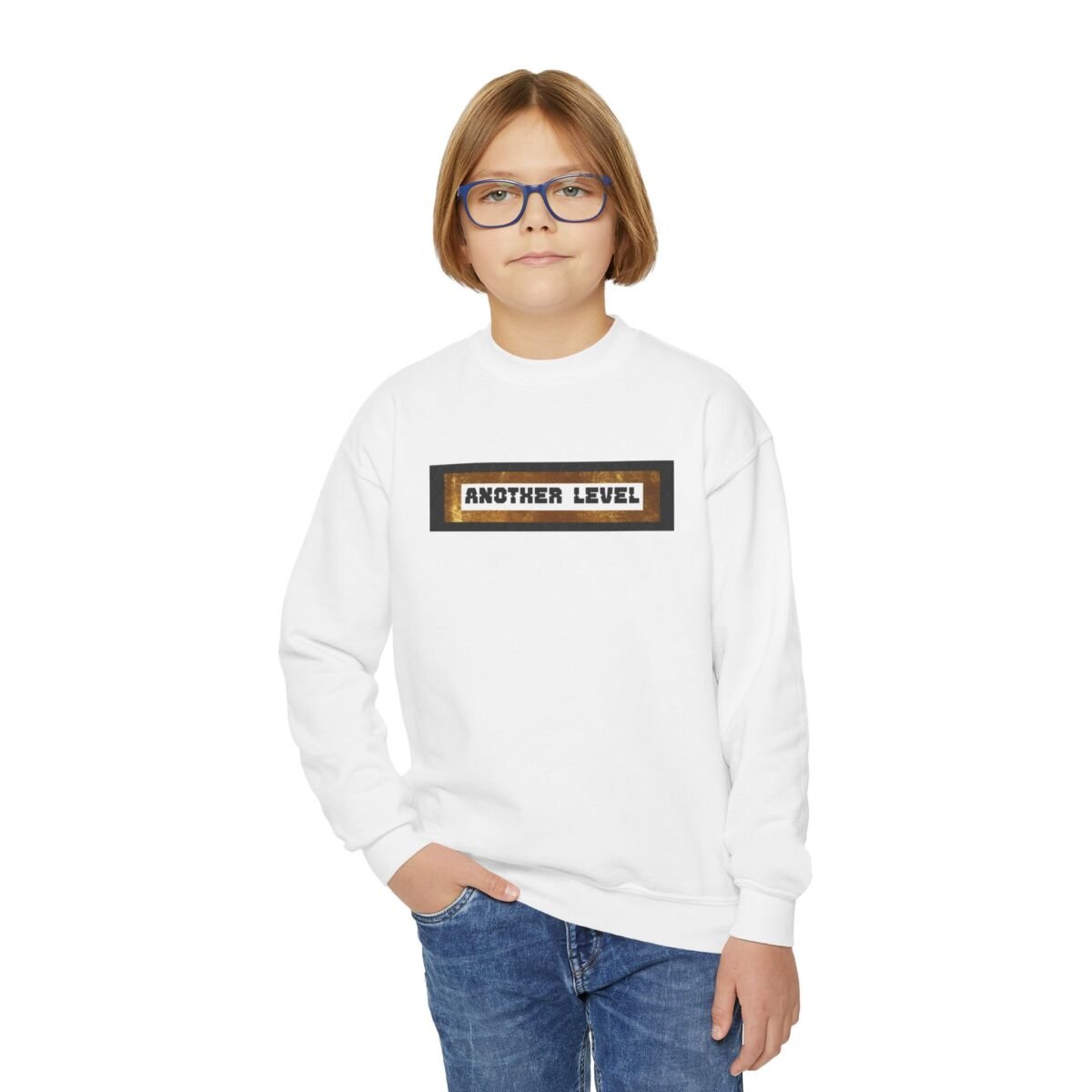 Street Kids Logo Brand Graphic Crewneck Sweatshirt — Cool Cartoon Lizard in Cap - Image 3