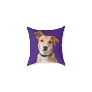 Jack Russell Square Poly Canvas Pillow